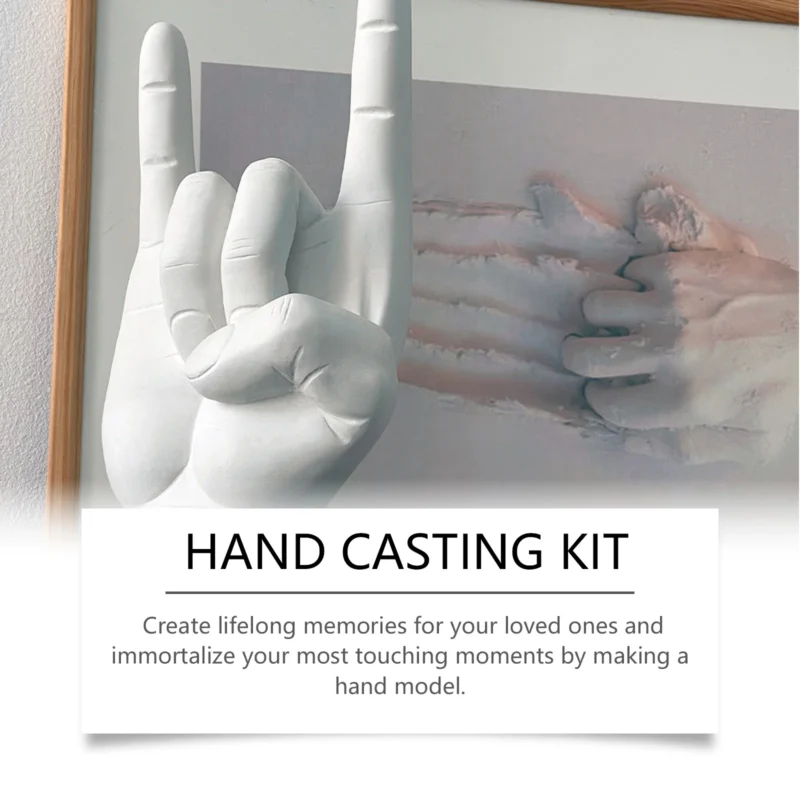 DIY Hand Casting Kit for 3D Hand Model Crafts - Dowmoo - Image 4