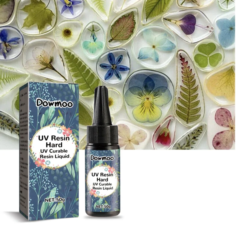 Dowmoo DIY UV Resin Glue - Crystal Clear Quick-Drying Drops - Image 2