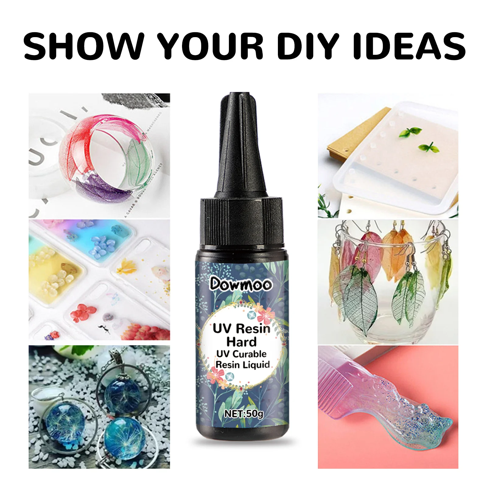 dowmoo diy uv drops shadowless glue DOG02 A003 50 BU1 1345