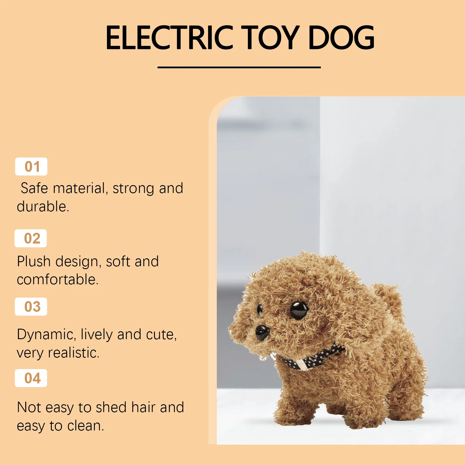 dowmoo electric dog plush toy DO H02 0022 01 178