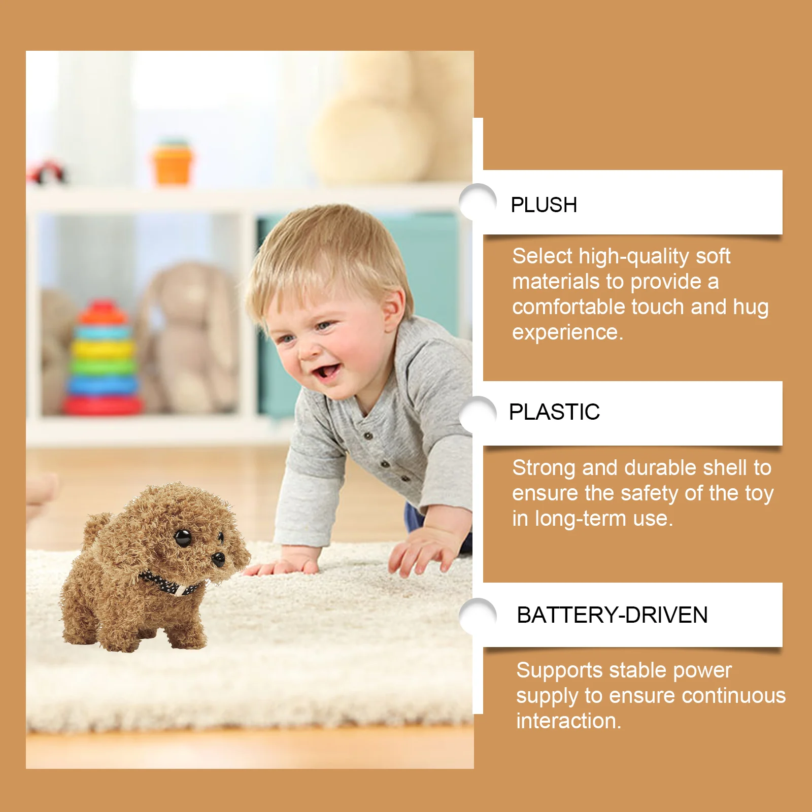 dowmoo electric dog plush toy DO H02 0022 01 179