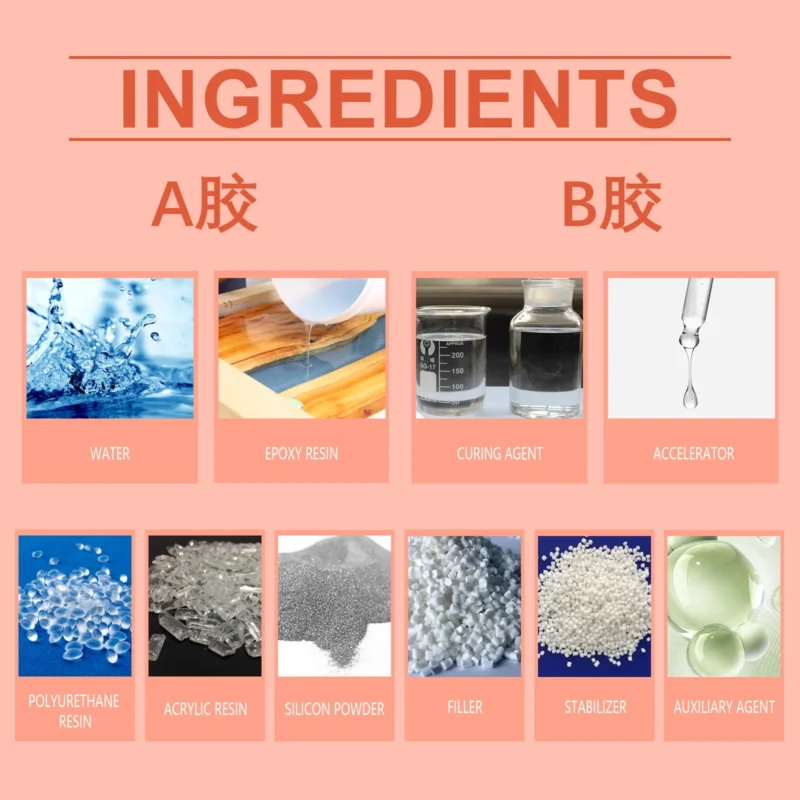 Dowmoo Epoxy Resin Kit with Curing Agent for DIY Crystal Drops Crafts - Image 5