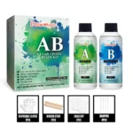 Dowmoo Epoxy Resin Kit: Crystal Drops, High Clarity, Yellowing Resistant AB DIY