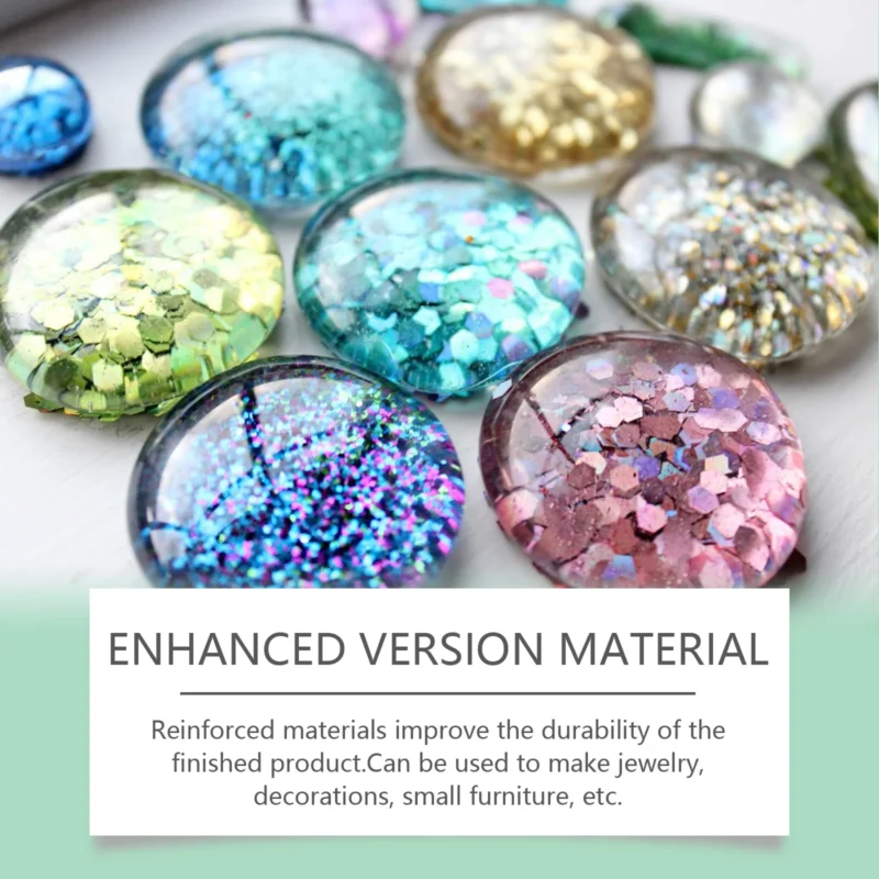 Dowmoo Epoxy Resin Kit: Crystal Drops, High Clarity, Yellowing Resistant AB DIY - Image 4