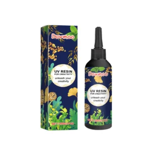 Dowmoo Epoxy UV Resin for DIY Crafts and Nail Art - Quick-Drying Crystal Clear Adhesive