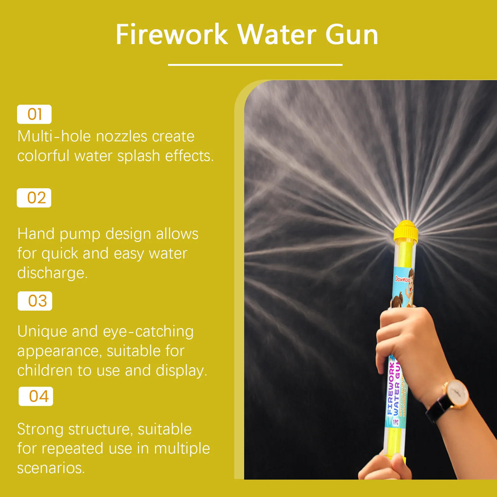 dowmoo firework water gun children toy DO H02 0037 01 92