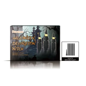 Dowmoo Halloween Witch Decoration - Outdoor Prop with Ground Stake