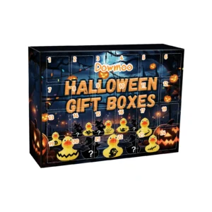 Dowmoo Halloween Duck Blind Box - 24 Grid Advent Calendar Surprise Toy
