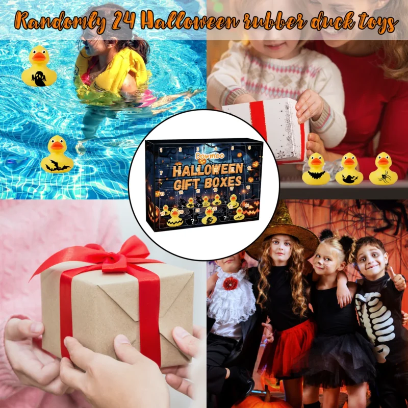 Dowmoo Halloween Duck Blind Box - 24 Grid Advent Calendar Surprise Toy - Image 4