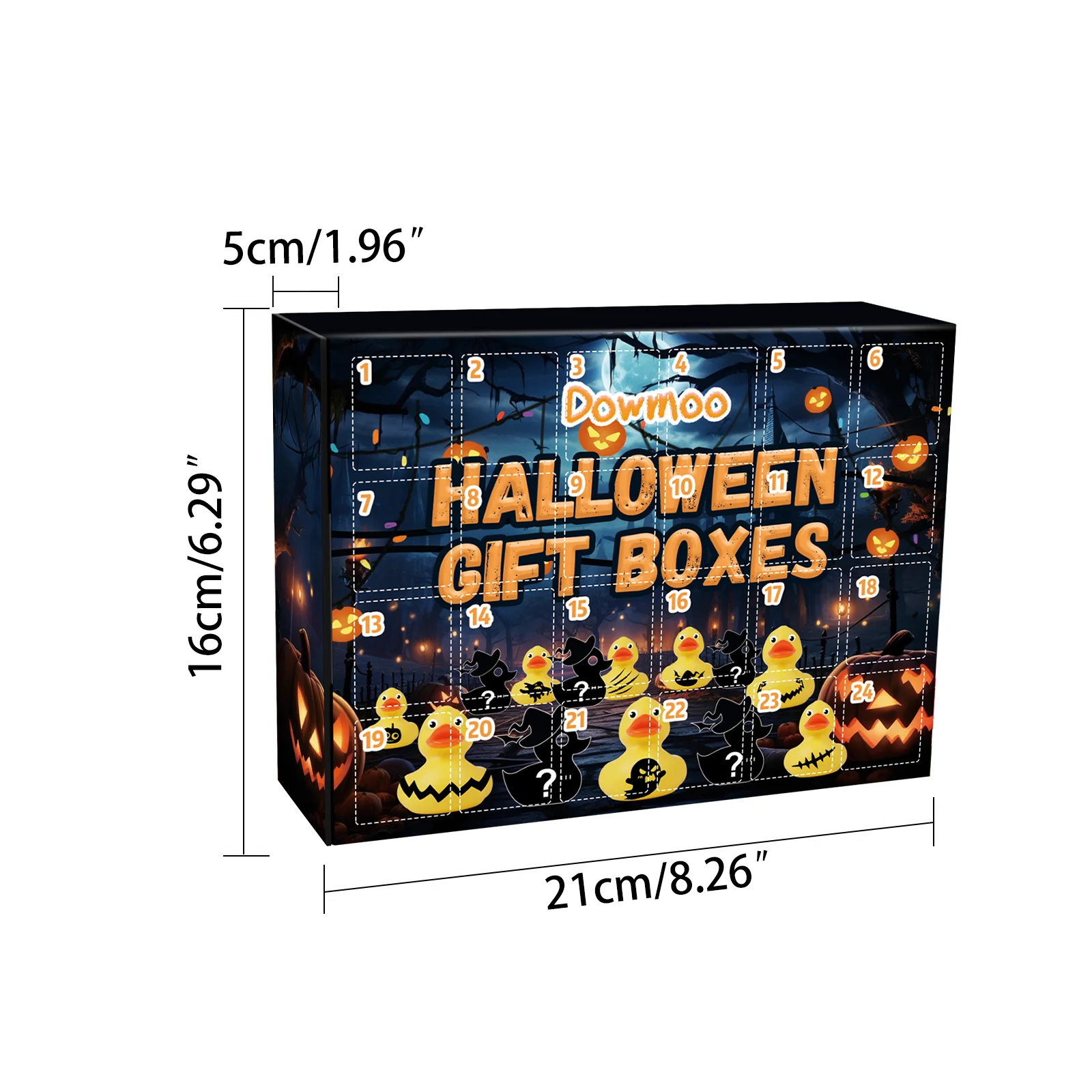 dowmoo halloween duck blind box DOG01 A001 24 BK1 1431