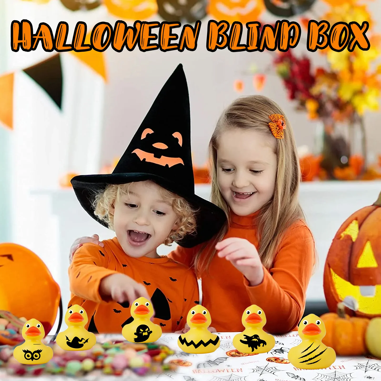 dowmoo halloween duck blind box DOG01 A001 24 BK1 1434