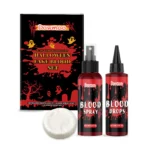 Dowmoo Halloween Fake Blood 3-Piece Set - Washable for Horror Makeup & Special Effects