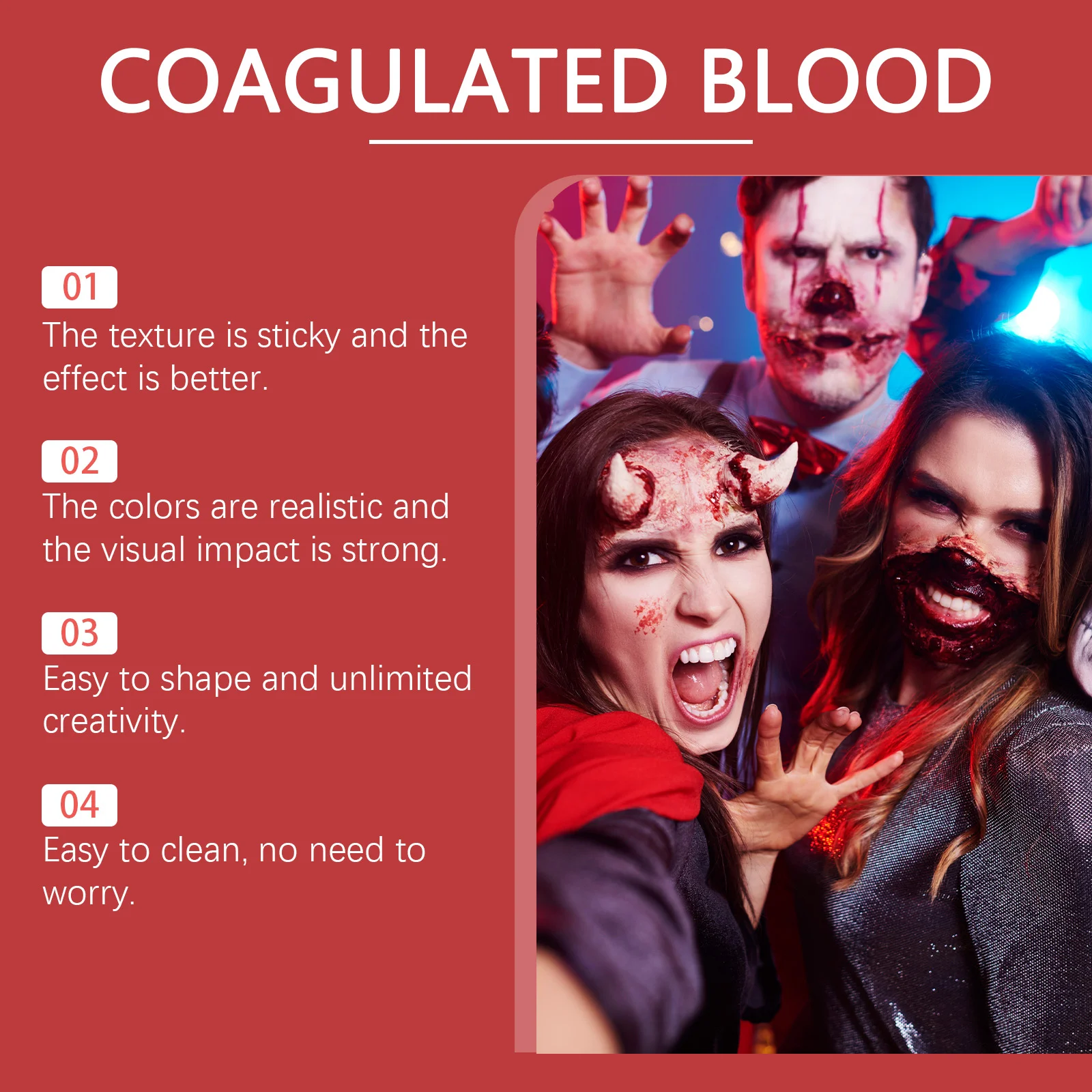 dowmoo halloween fake blood cream DOD03 A002 50 RD4 728