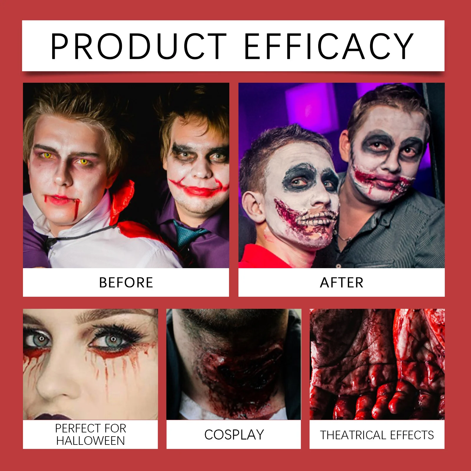 dowmoo halloween fake blood cream DOD03 A002 50 RD4 729