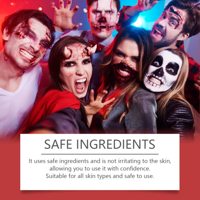 Dowmoo Halloween Fake Blood Makeup Gel for Scary Effects - Image 4