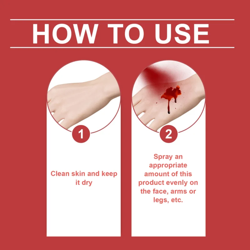 Dowmoo Halloween Plasma Spray - Realistic Skin Effects Makeup - Image 6