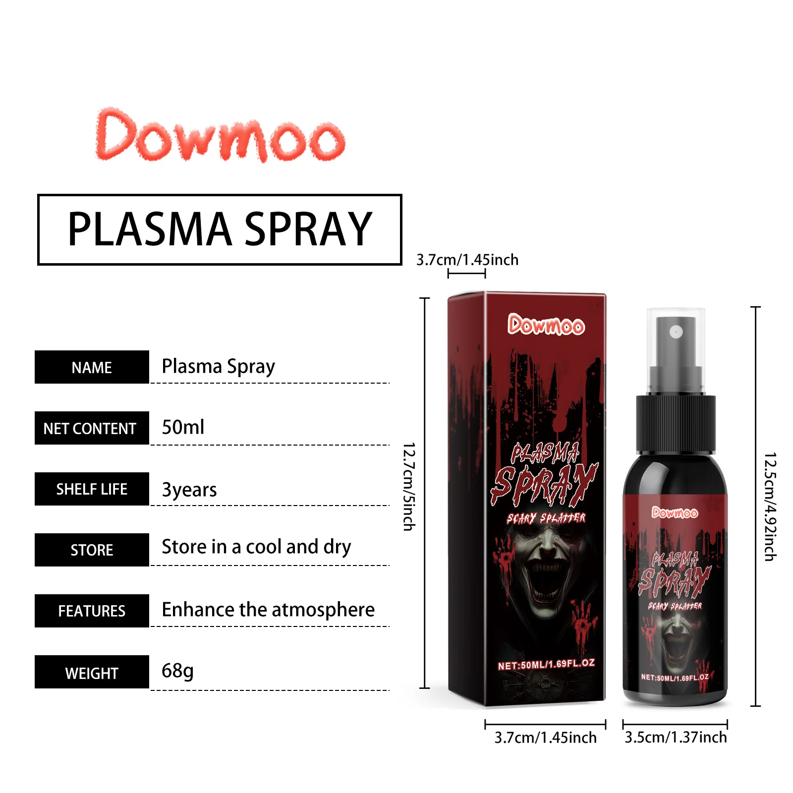 dowmoo halloween plasma spray DOD03 A002 50 RD2 706