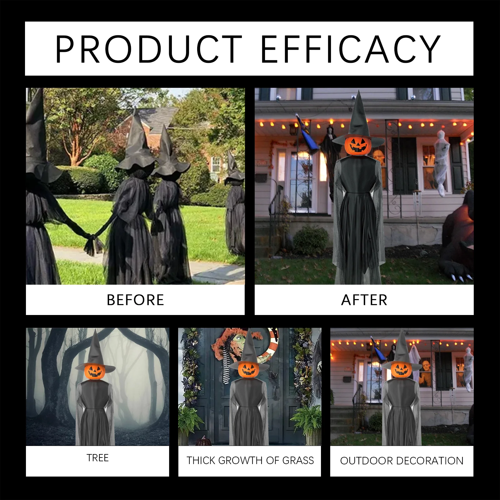 dowmoo halloween pumpkin witch hanging set DO D03 0006 01 579