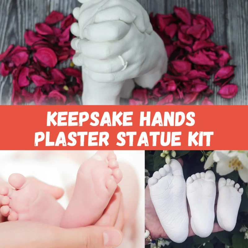 Dowmoo Hand Casting Kit: 3D Plaster Hand Model for DIY Commemorative Gifts - Image 3