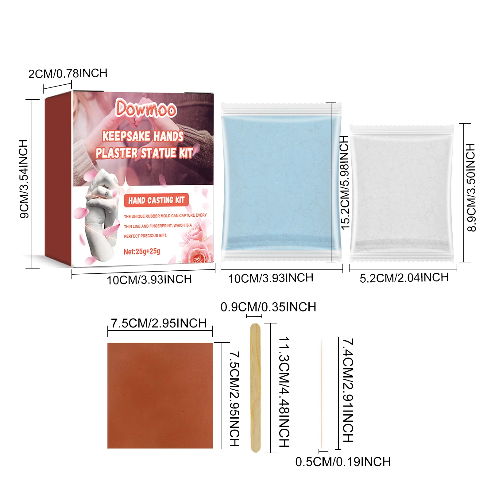 dowmoo hand casting kit 3d DOC06 A001 1 PK1 1369
