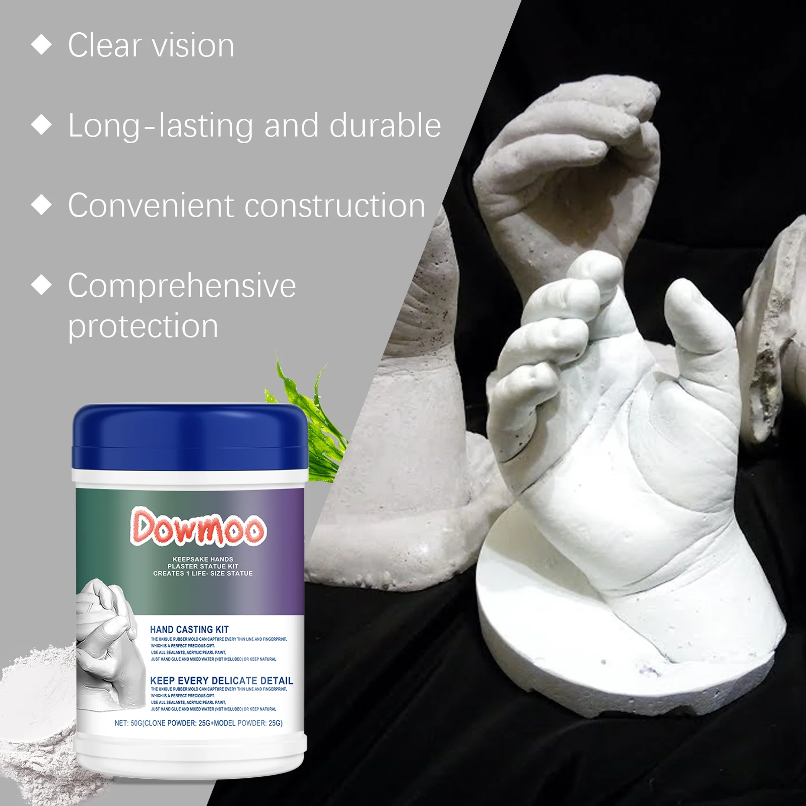dowmoo hand model powder set diy DOD06 A001 1 WH1 682