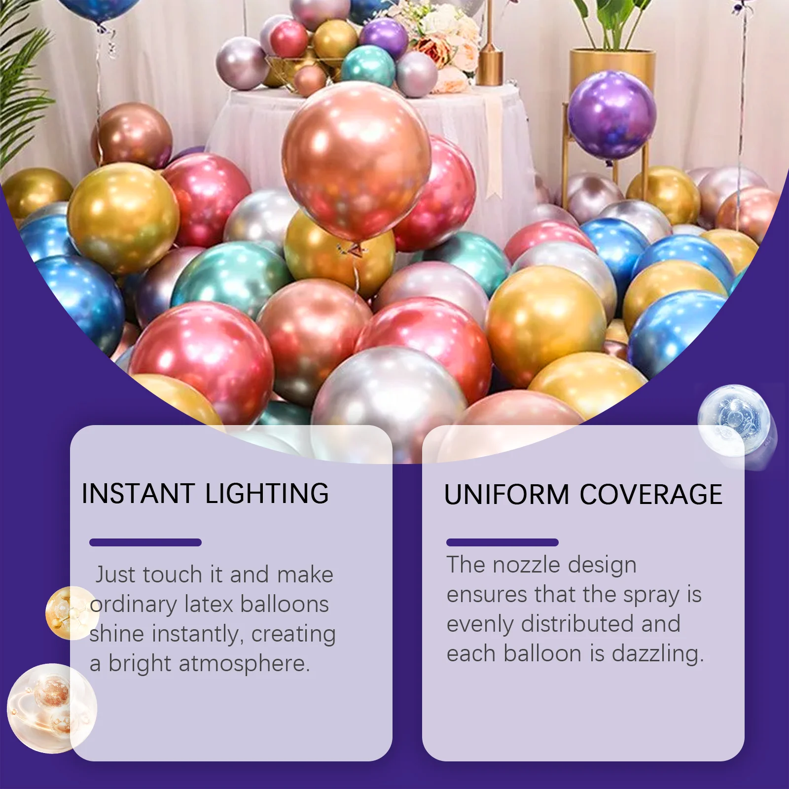 dowmoo highlighter balloon spray DOD01 A015 50 BU1 803