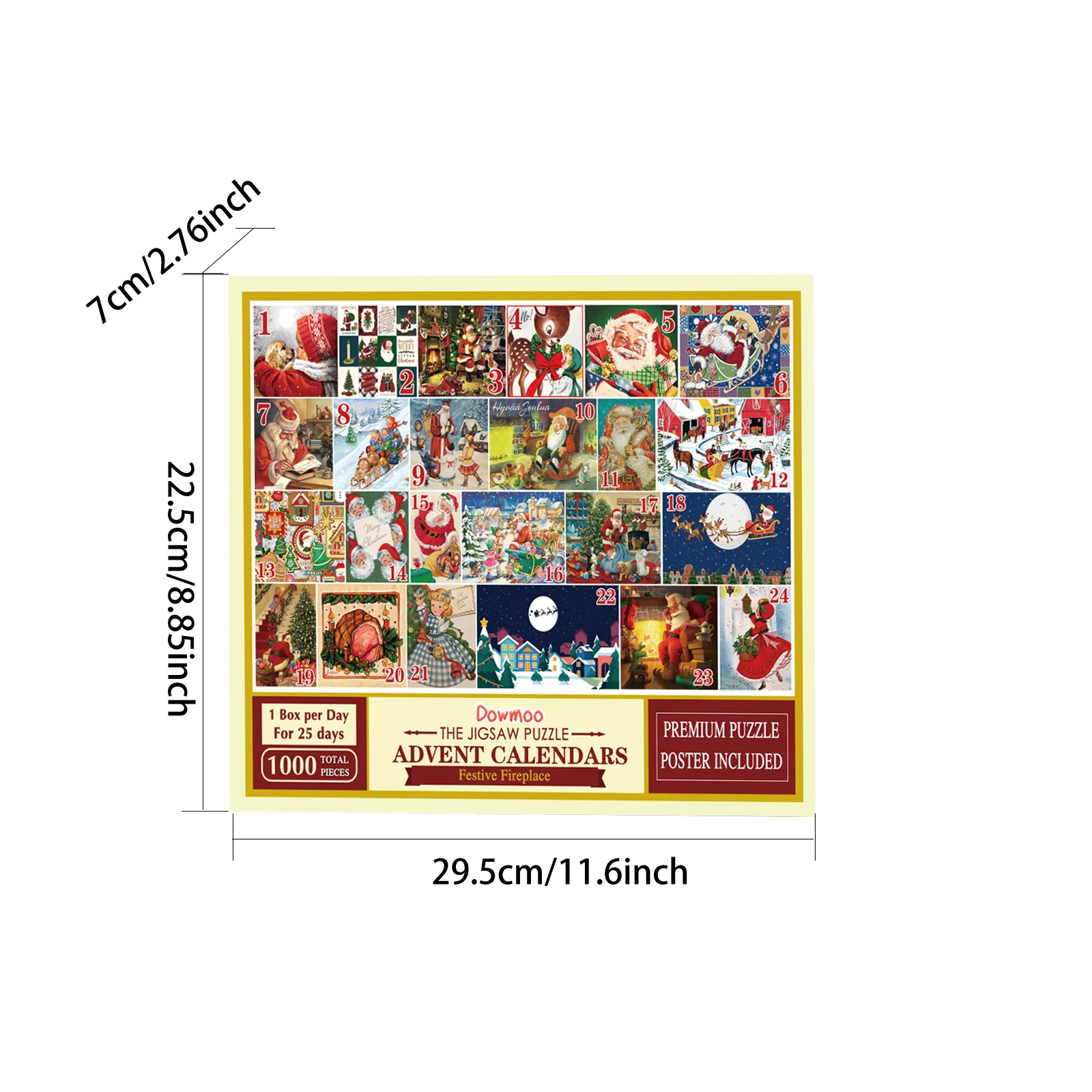 dowmoo jigsaw puzzle advent calendars DOB05 A001 1 RD1 1419