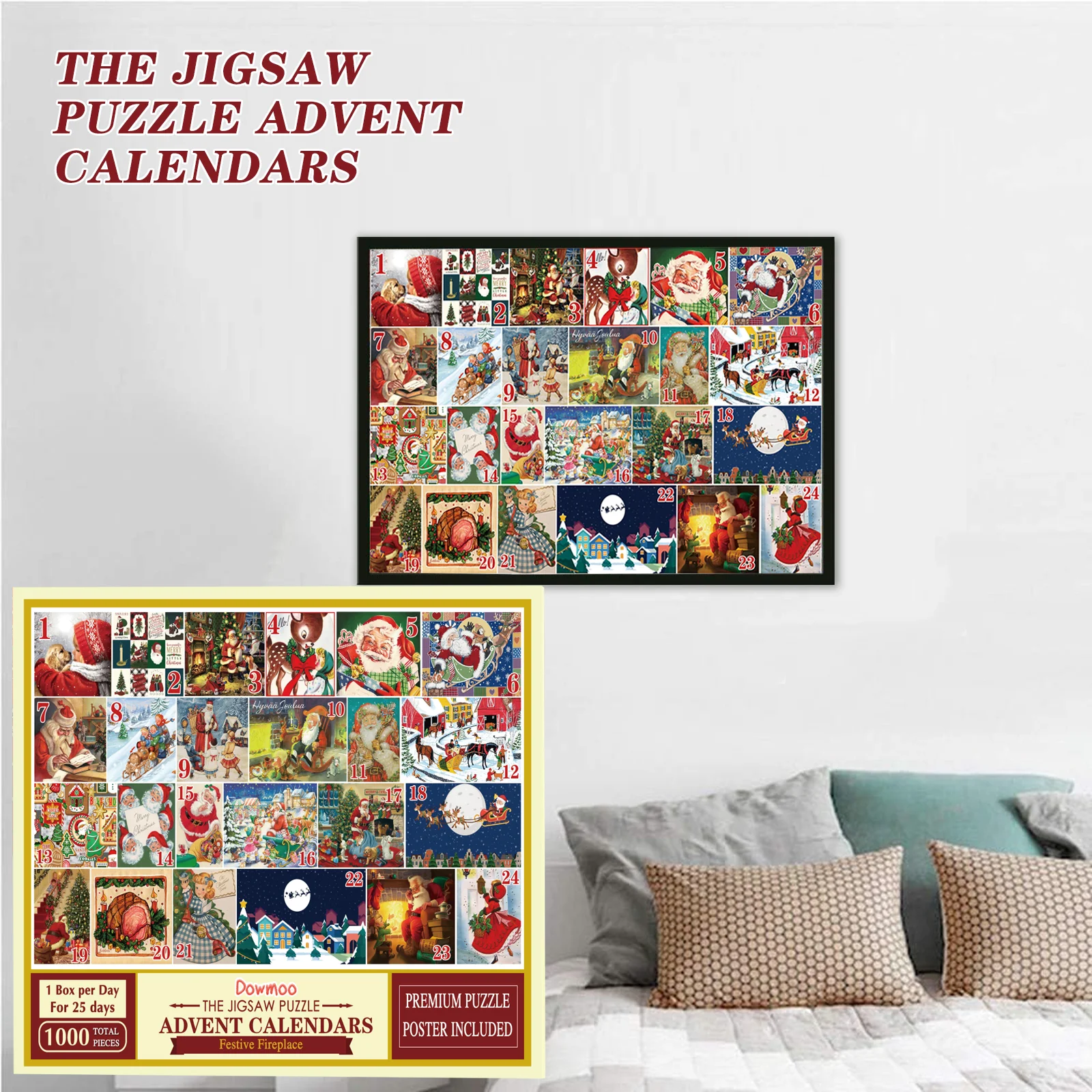 dowmoo jigsaw puzzle advent calendars DOB05 A001 1 RD1 1420