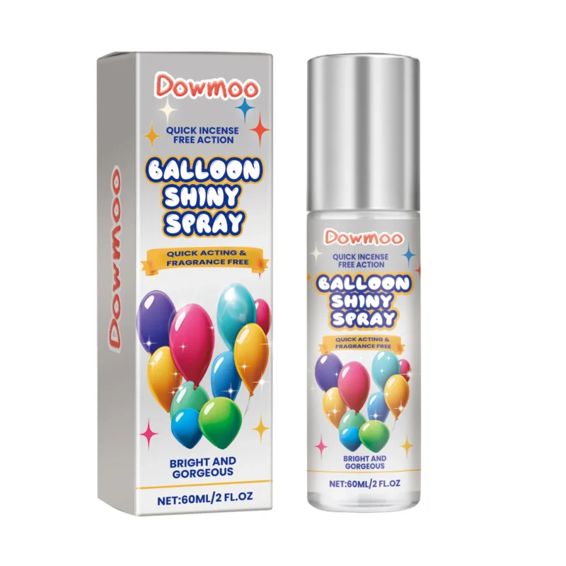 Dowmoo Latex Balloon Shine Spray - Long-Lasting Gloss Enhancer