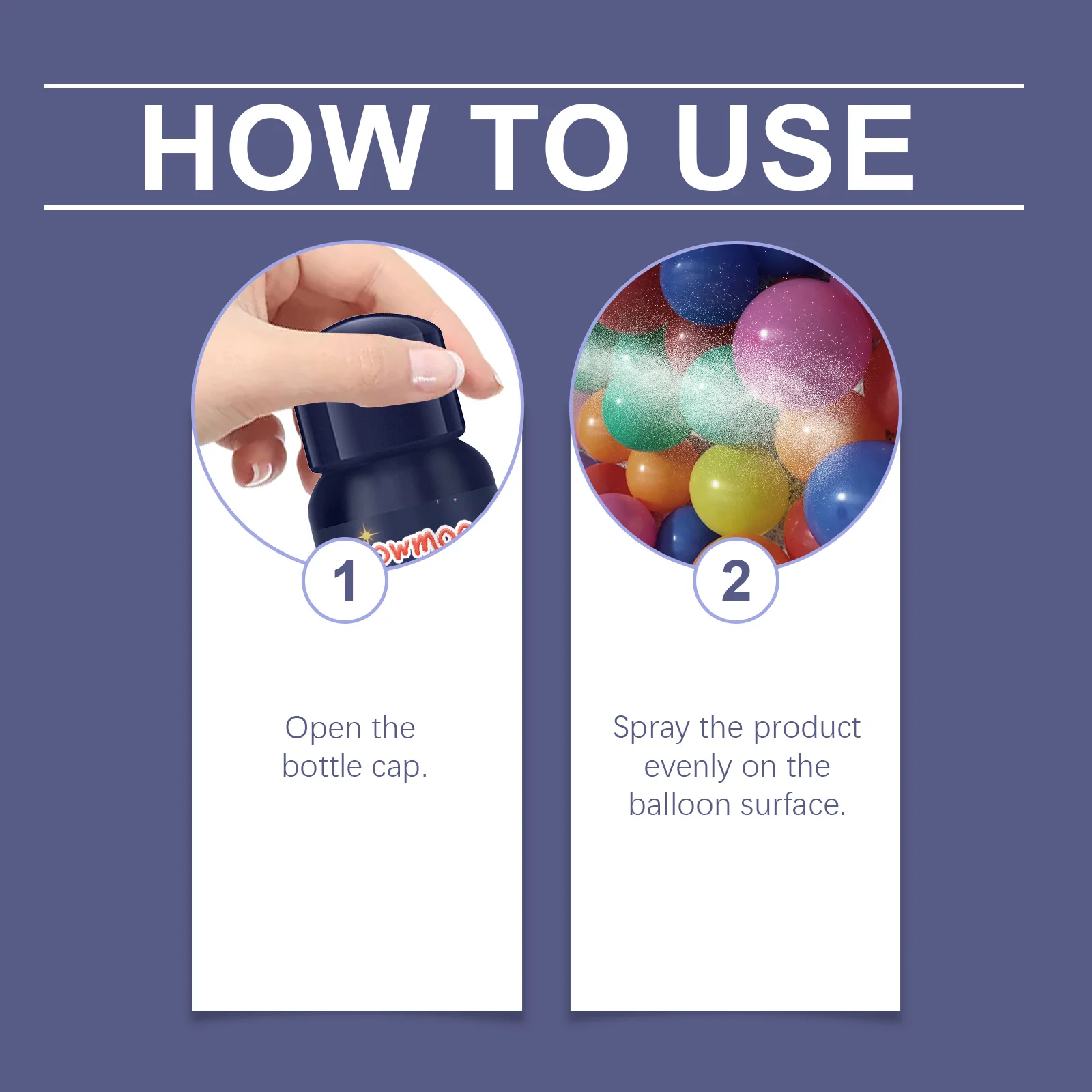 dowmoo party balloon brightener DOD01 A009 100 BU1 888