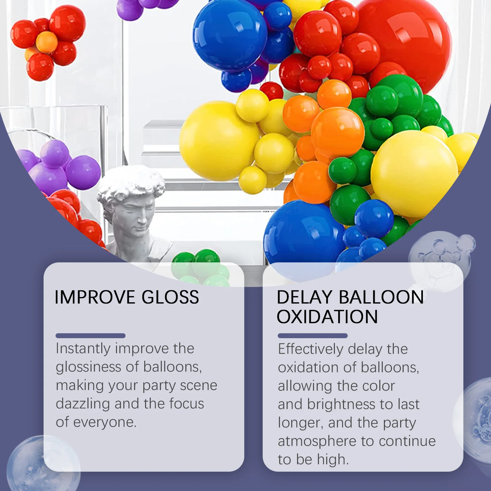 dowmoo party balloon brightener DOD01 A009 100 BU1 890