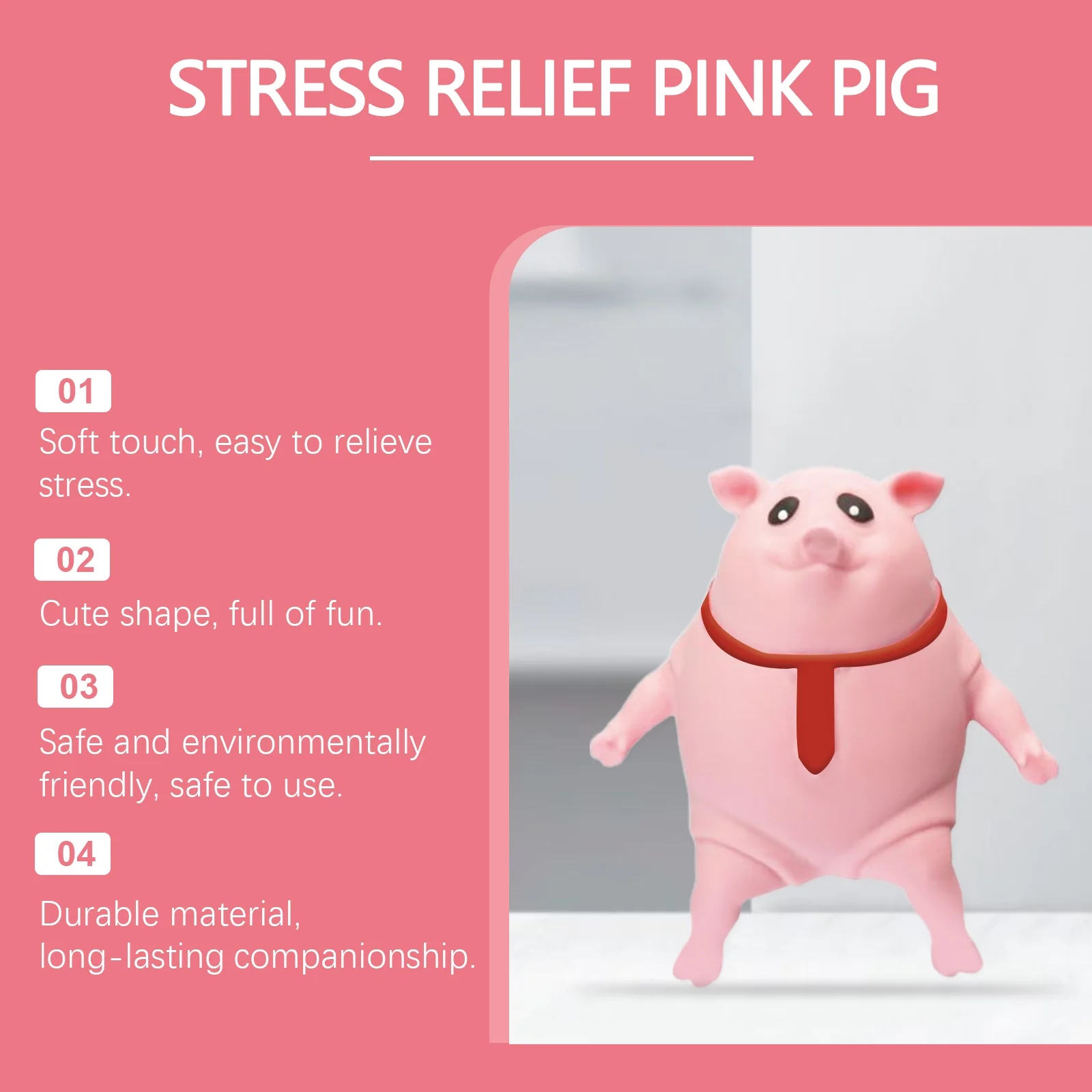 dowmoo pink pig cartoon toy DO H02 0021 01 190