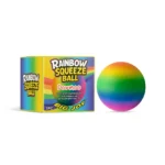 Dowmoo Rainbow Stress Ball - Slow Rebound Squeeze Toy for Anxiety Relief