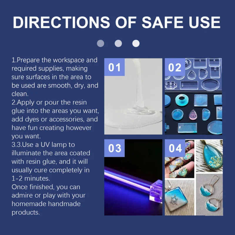 Dowmoo UV Resin Glue - High Transparency, Quick-Drying, Odorless - Image 6