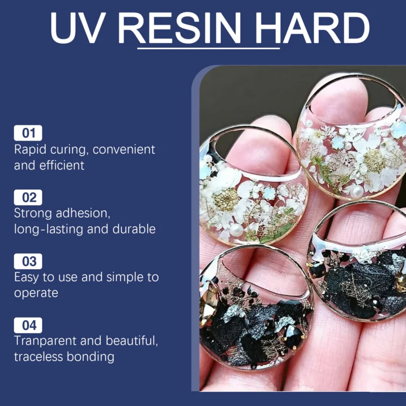 Dowmoo UV Resin Glue Drops - Highly Transparent, Quick Drying, Odorless for Crafts - Image 6