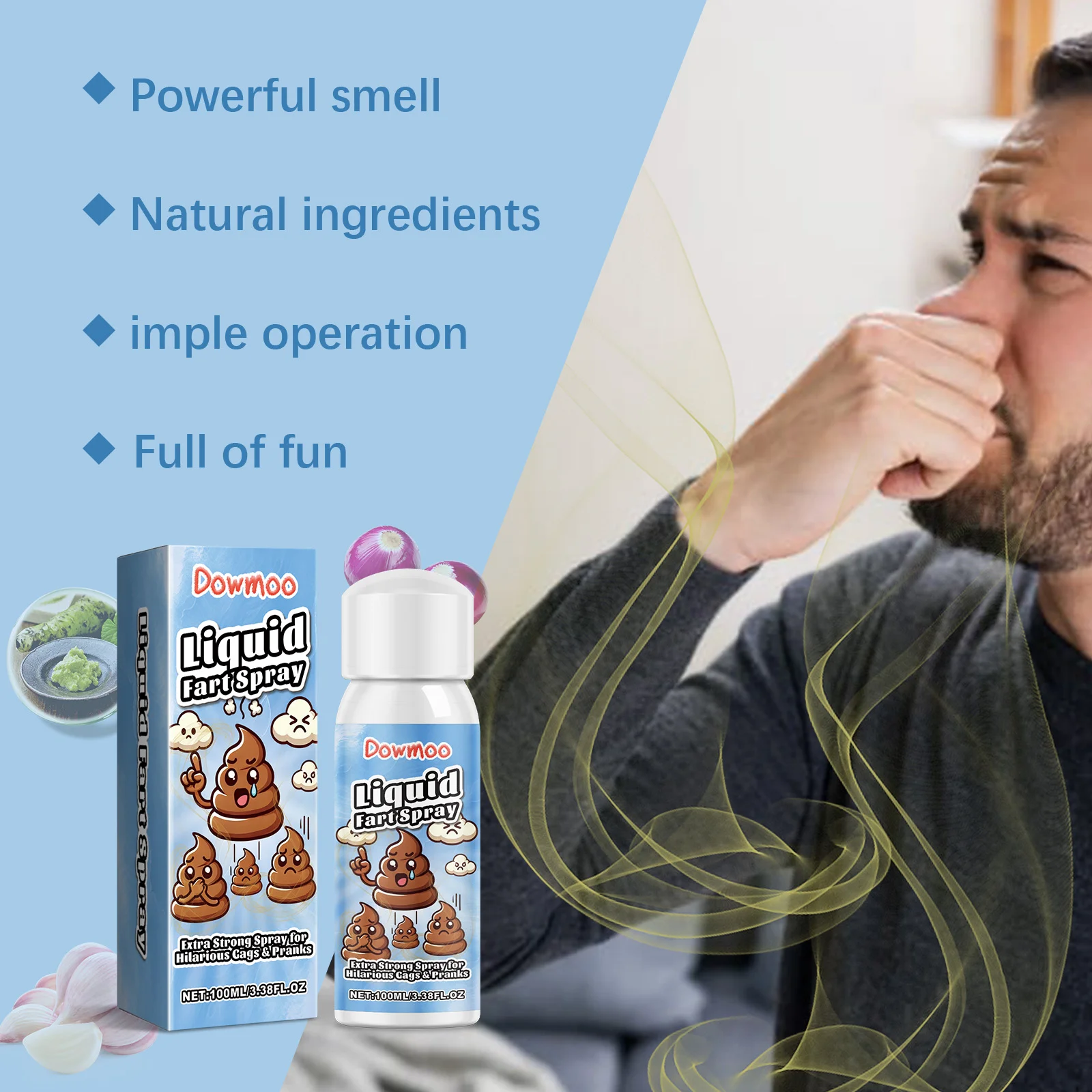 dowmoo smelly fart liquid spray DO D04 0005 01 490