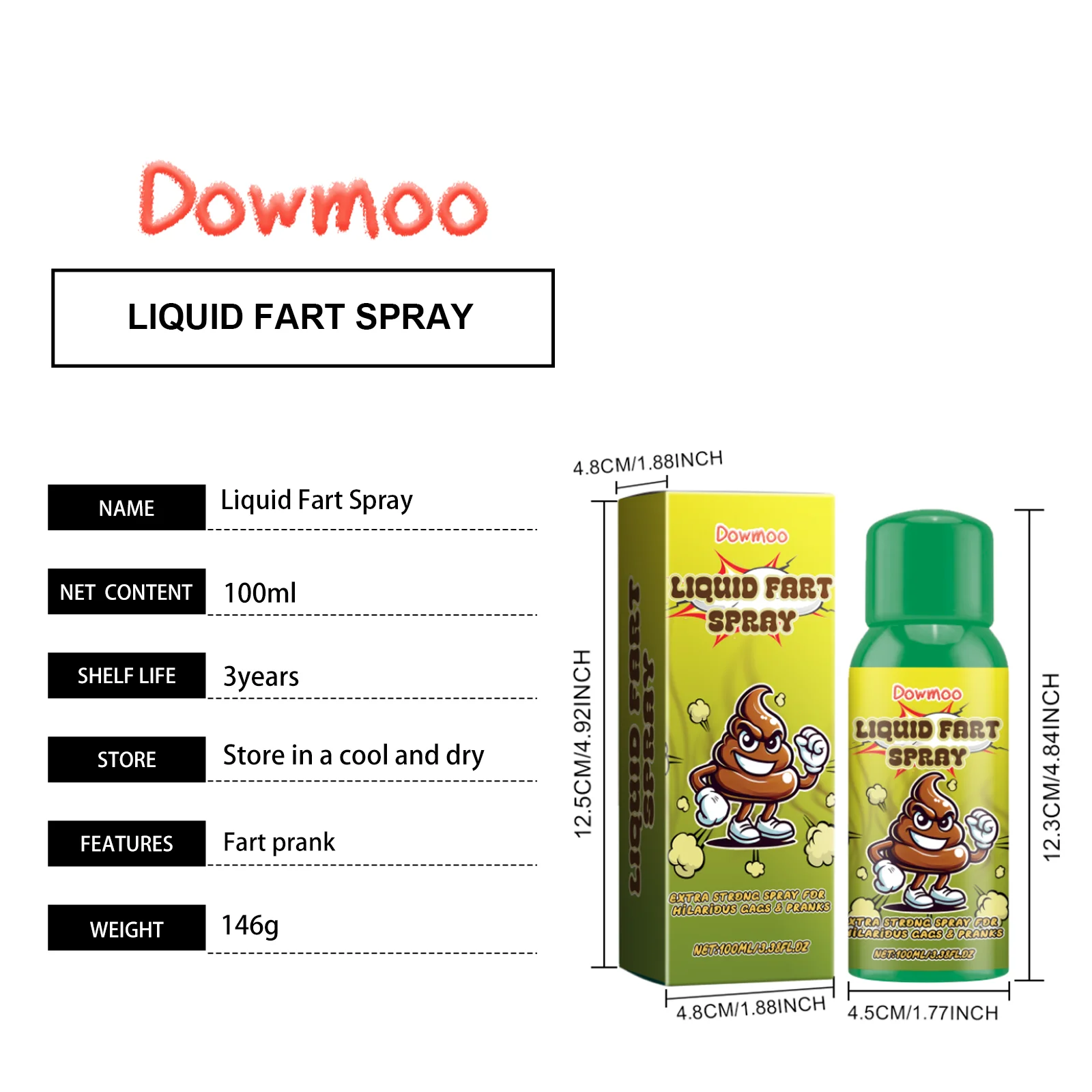 dowmoo smelly spray liquid farts DO D04 0008 01 473