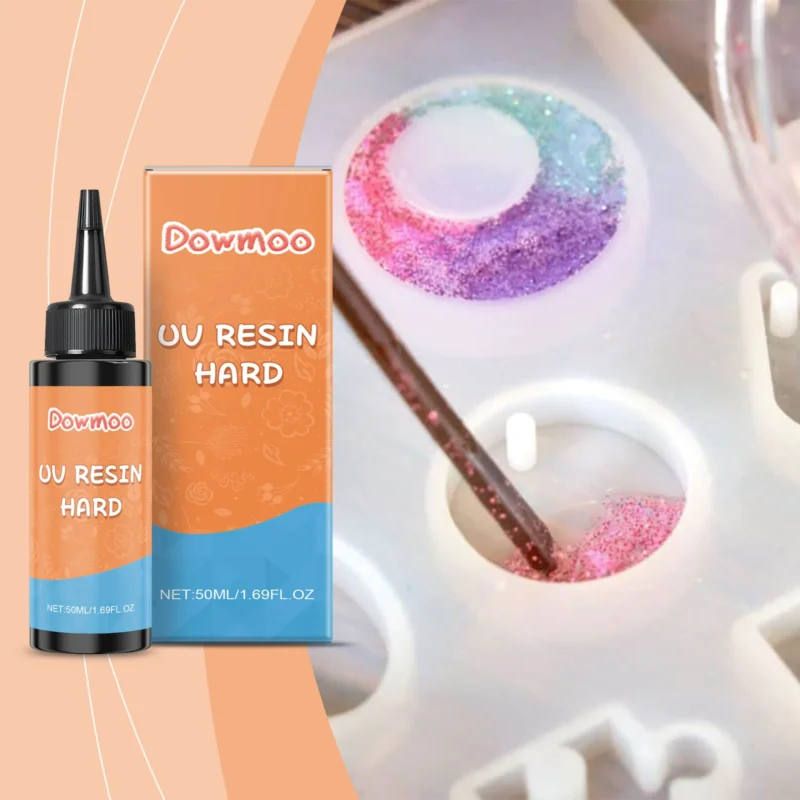 Dowmoo UV Curing Epoxy Resin Adhesive - High Transparency for DIY Crafts - Image 2