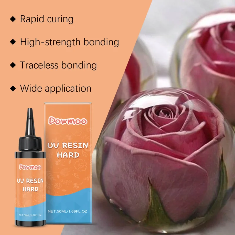 Dowmoo UV Curing Epoxy Resin Adhesive - High Transparency for DIY Crafts - Image 3
