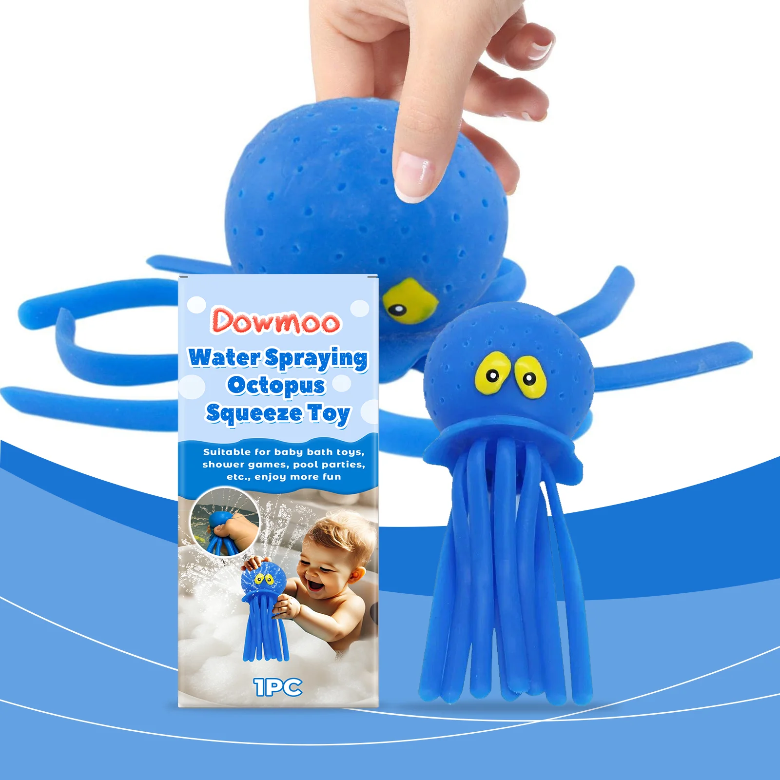 dowmoo water spraying octopus toy DO H02 0038 01 80