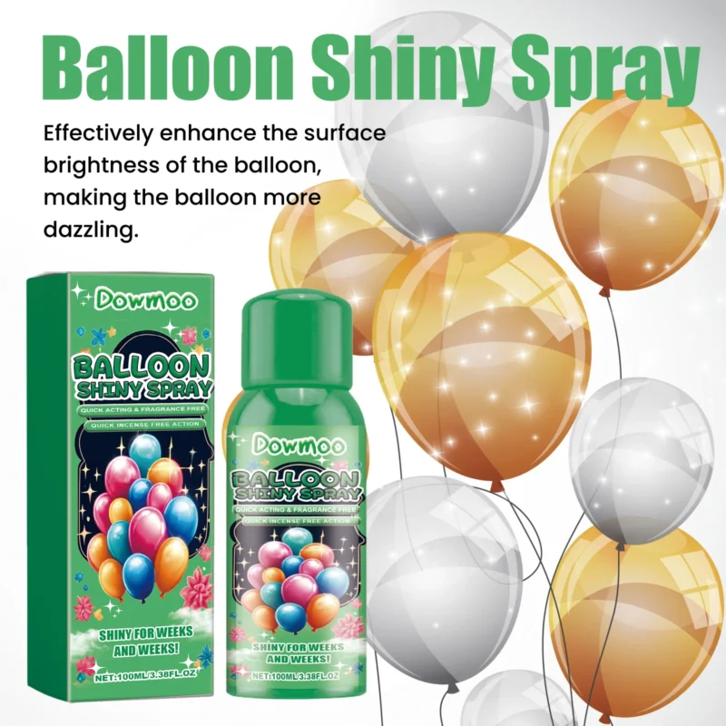 Dowmoon Balloon Shiny Spray - Enhances Surface Brightness - Image 3