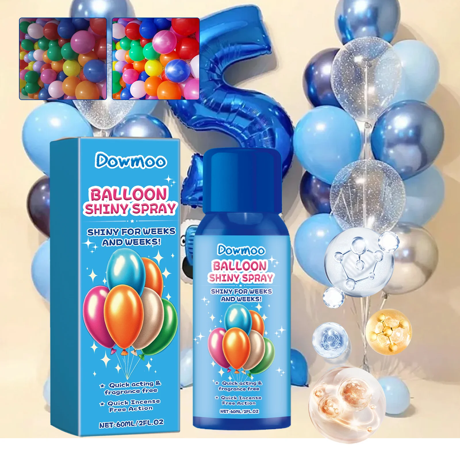dowmoon balloon shiny spray anti oxidation DOD01 A005 60 BU1 1165