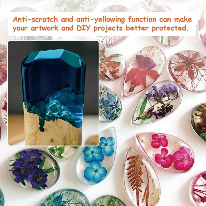 Dowmoon Crystal AB Resin Glue for DIY Crafts - High Transparency, Fast Dry - Image 4