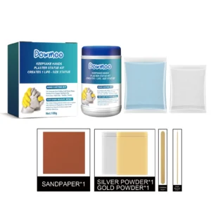 Dowmoon DIY Baby Handprint Casting Kit for Full Moon & 100 Day Keepsake