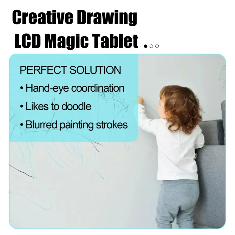 Dowmoon Creative Drawing LCD Tablet for Kids: Art and Writing Toy - Image 3