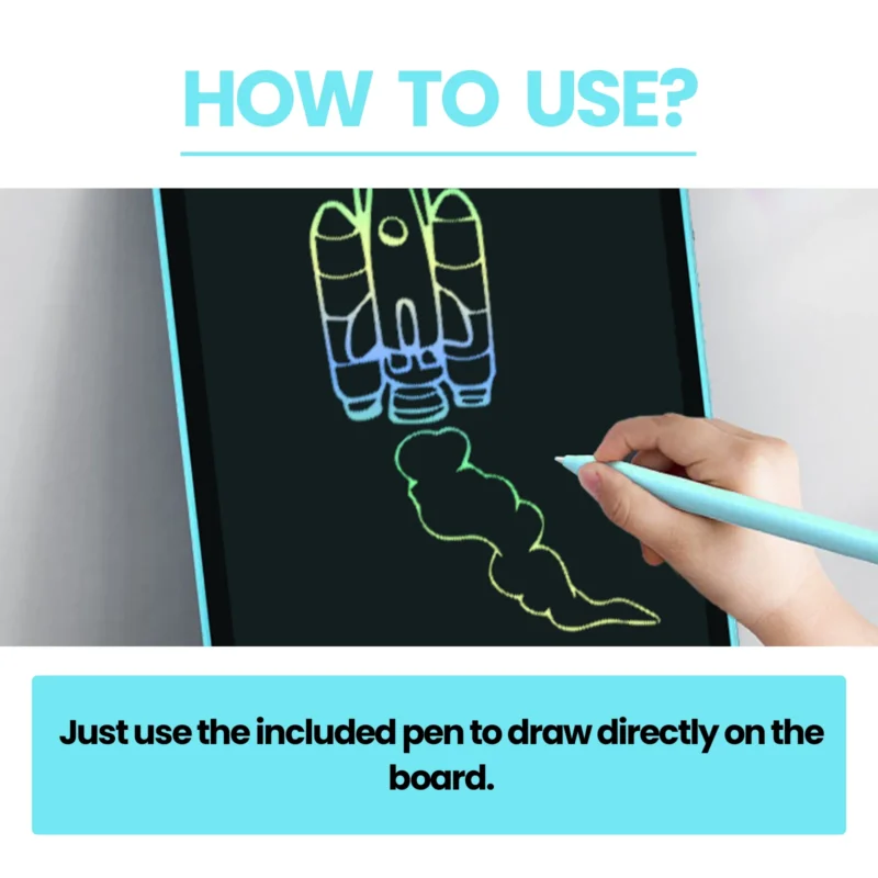Dowmoon Creative Drawing LCD Tablet for Kids: Art and Writing Toy - Image 5